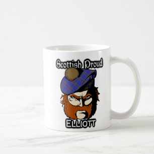 Scottish Clan Elliott Tartan Scottish Kaffeetasse