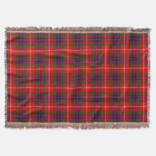 Scottish Clan Fraser von Lovat Tartan Kariert Decke