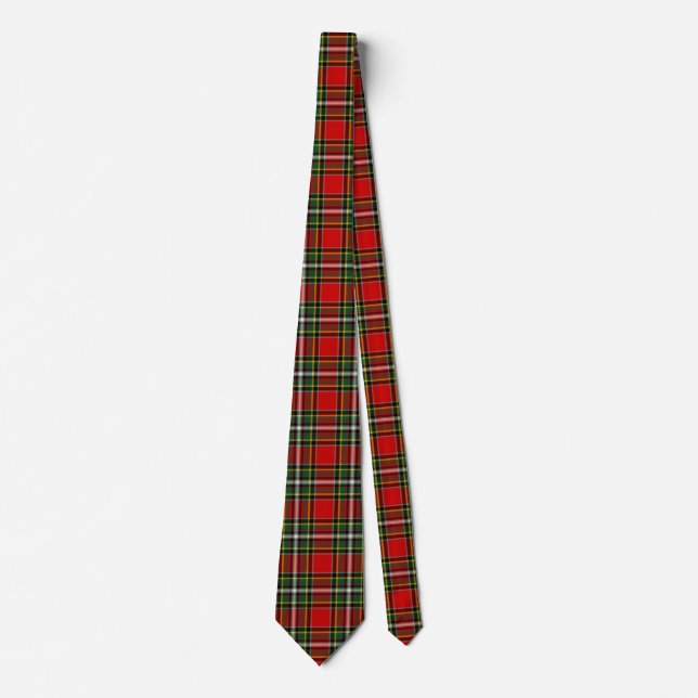 Scottish Clan Gillespie Tartan Kariert Krawatte (Vorderseite)