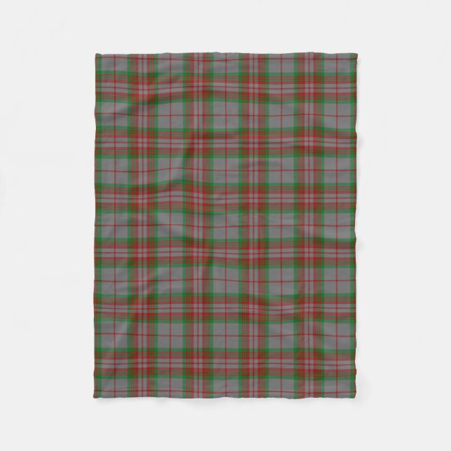 Scottish Clan Gray Tartan Kariert Fleecedecke (Vorderseite)