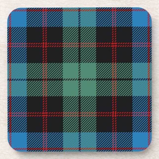 Scottish Clan Guthrie Tartan Kariert Getränkeuntersetzer (Vorderseite)