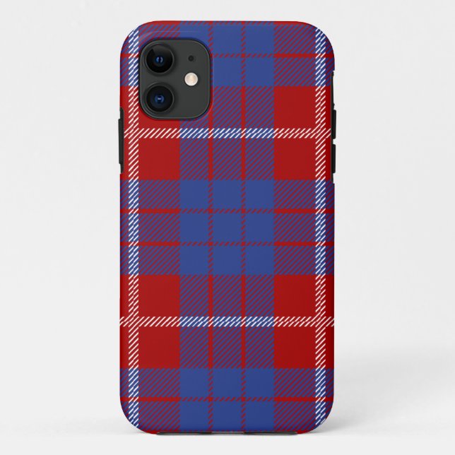 Scottish Clan Hamilton Tartan Kariert Case-Mate iPhone Hülle (Rückseite)