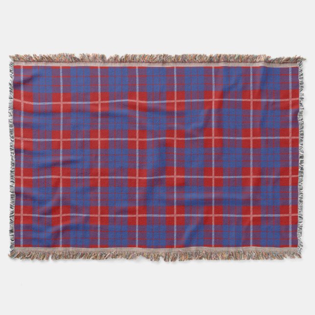 Scottish Clan Hamilton Tartan Kariert Decke (Vorderseite)