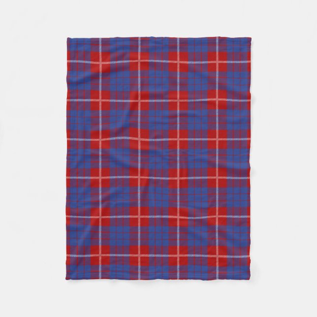 Scottish Clan Hamilton Tartan Kariert Fleecedecke (Vorderseite)