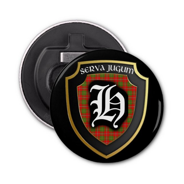 Scottish Clan Hay Bottle Opener Flaschenöffner (Vorderseite)