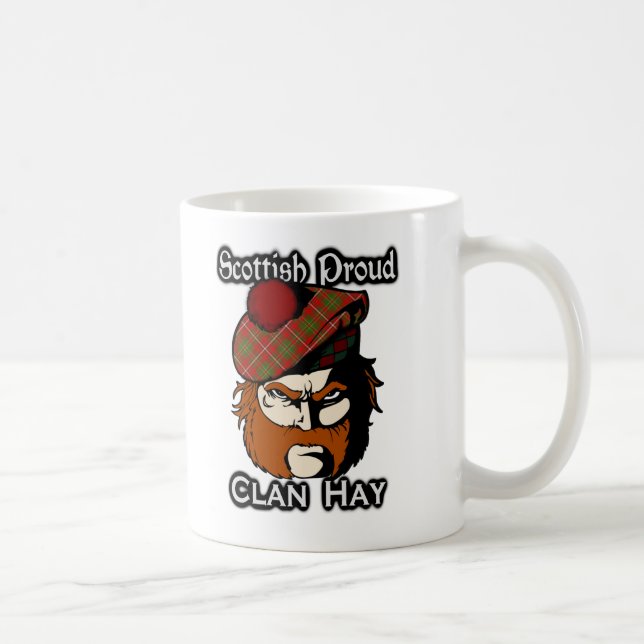Scottish Clan Hay Tartan Scottish Kaffeetasse (Rechts)