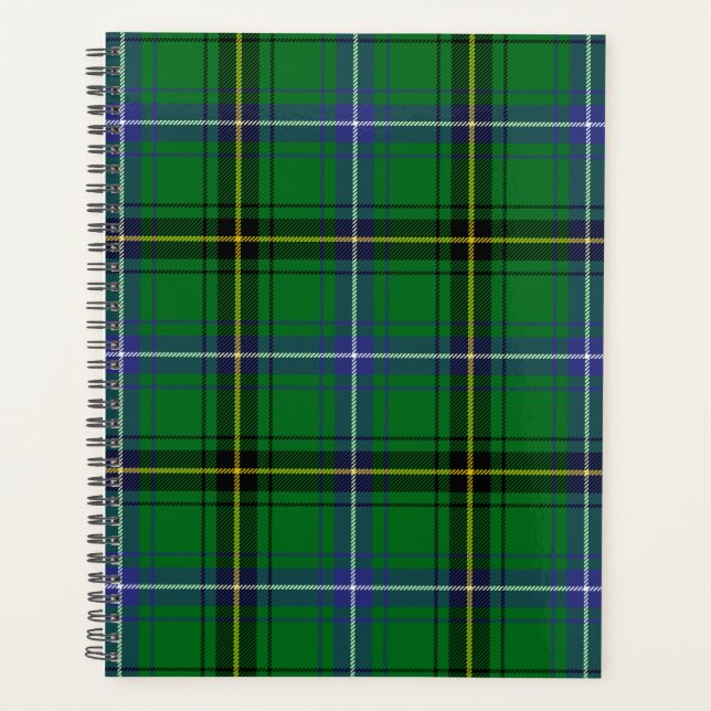 Scottish Clan Henderson Tartan Kariert Planer (Vorderseite)