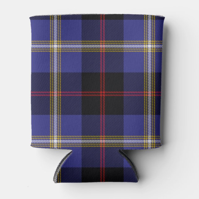 Scottish Clan Hill Tartan Pläd Dosenkühler (Vorderseite)