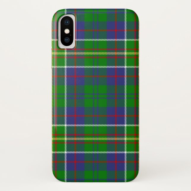 Scottish Clan Hunter Tartan Kariert Case-Mate iPhone Hülle (Rückseite)