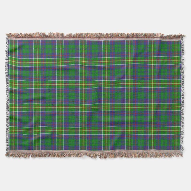 Scottish Clan Hunter Tartan Kariert Decke (Vorderseite)