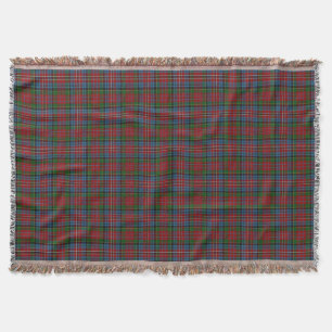 Scottish Clan Kidd Red Green Blue Tartan Decke