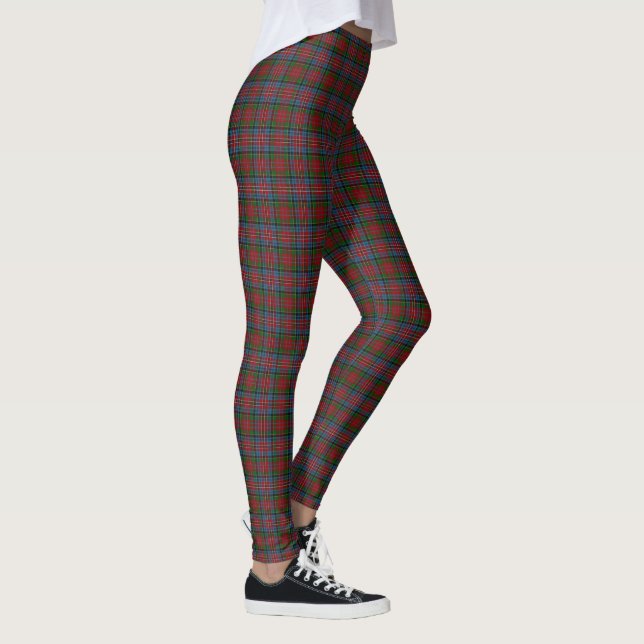 Scottish Clan Kidd Tartan Kariert Leggings (Rechts)