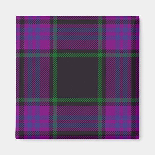 Scottish Clan Laird Tartan Kariert Magnet (Vorne)