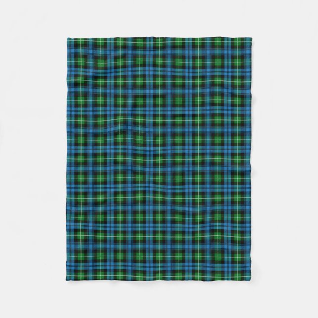Scottish Clan Lamont Tartan Kariert Fleecedecke (Vorderseite)