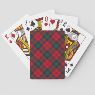 Scottish Clan Lindsay Tartan Deck Spielkarten
