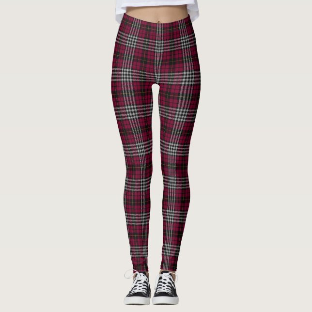 Scottish Clan Little Tartan Kariert Leggings (Vorderseite)
