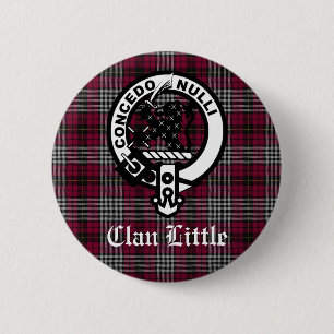 Scottish Clan Little Wappen Abzeichen und Tartan C Button