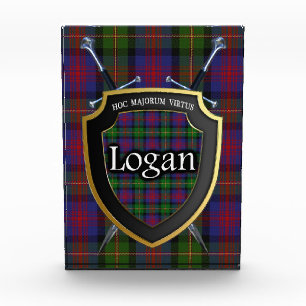 Scottish Clan Logan Tartan Fotoblock