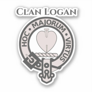 Scottish Clan Logan Wappen Abzeichen Sticker