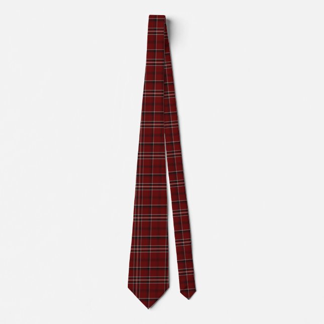 Scottish Clan Lougheed Tartan Kariert Krawatte (Vorderseite)