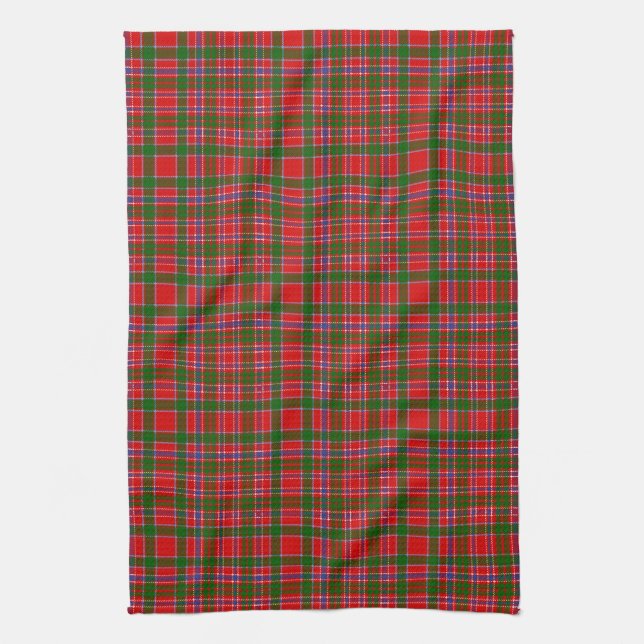 Scottish Clan MacAlister Tartan Kariert Geschirrtuch (Vertikal)