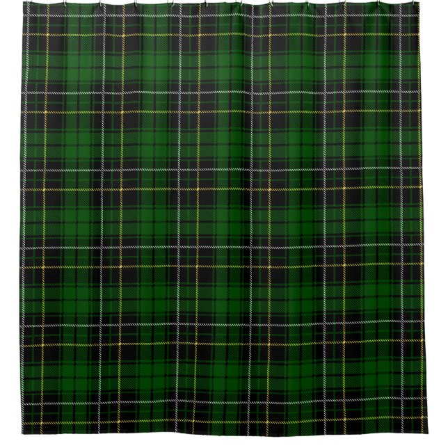 Scottish Clan MacAlpine Tartan Kariert Duschvorhang (Vorderseite)