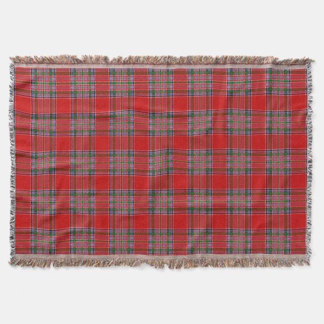 Scottish Clan MacBean Tartan Kariert Decke (Vorderseite)