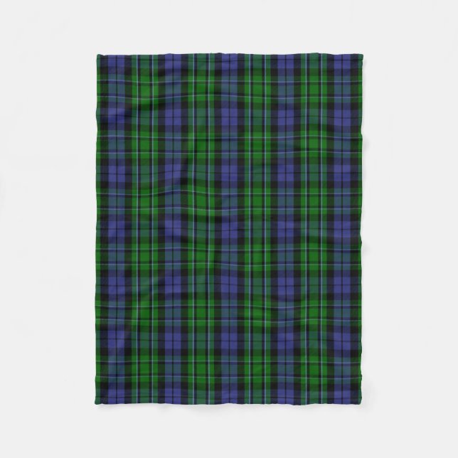 Scottish Clan MacCallum Tartan Kariert Fleecedecke (Vorderseite)
