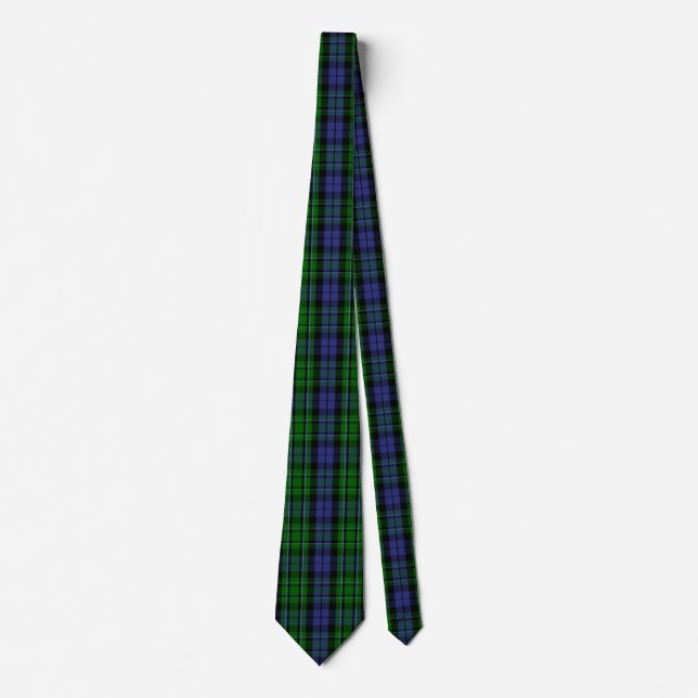 Scottish Clan MacCallum Tartan Kariert Krawatte (Vorderseite)