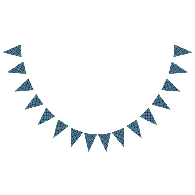 Scottish Clan MacCrimmon Tartan Wimpelkette (Alle)