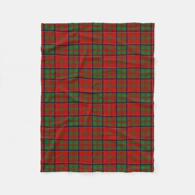Scottish Clan MacDonald von Glencoe Tartan Kariert Fleecedecke (Vorderseite)
