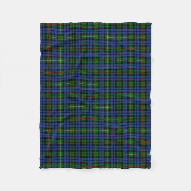 Scottish Clan MacEwan Tartan Kariert Fleecedecke (Vorderseite)
