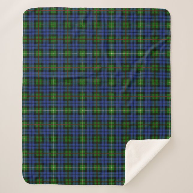 Scottish Clan MacEwan Tartan Kariert Sherpadecke (Vorderseite)