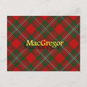 Scottish Clan MacGregor Postkarte