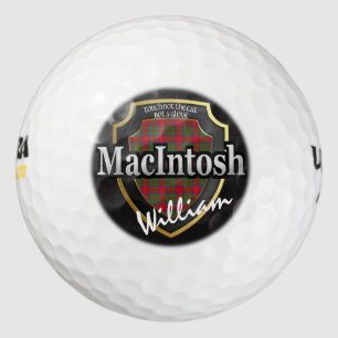 Scottish Clan MacIntosh personalize Your Name Golfball