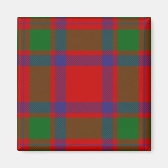 Scottish Clan MacIntosh Tartan Kariert Magnet (Vorne)