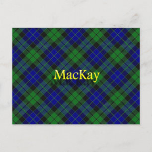 Scottish Clan MacKay Postkarte