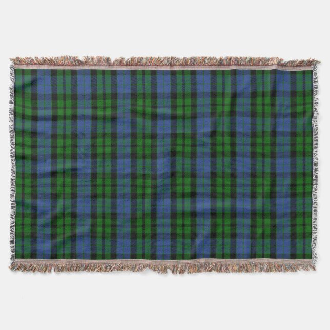 Scottish Clan MacKay Tartan Kariert Decke (Vorderseite)