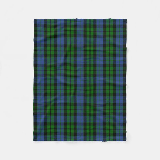 Scottish Clan MacKay Tartan Kariert Fleecedecke (Vorderseite)