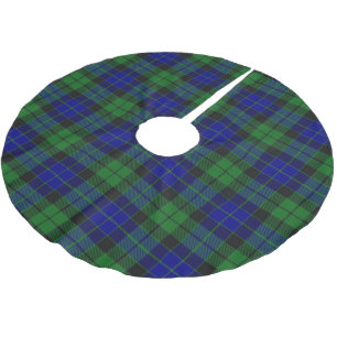 Scottish Clan MacKay Tartan Polyester Weihnachtsbaumdecke