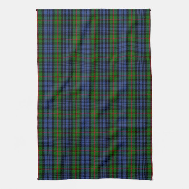 Scottish Clan MacKinlay Tartan Kariert Geschirrtuch (Vertikal)