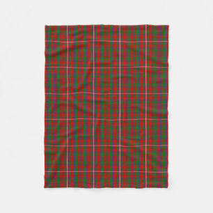 Scottish Clan MacKinnon Tartan Kariert Fleecedecke