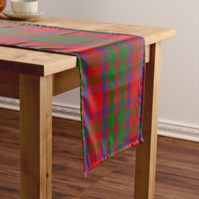 Scottish Clan MacKintosh Tartan Kariert Großer Tischläufer (Beispiel)