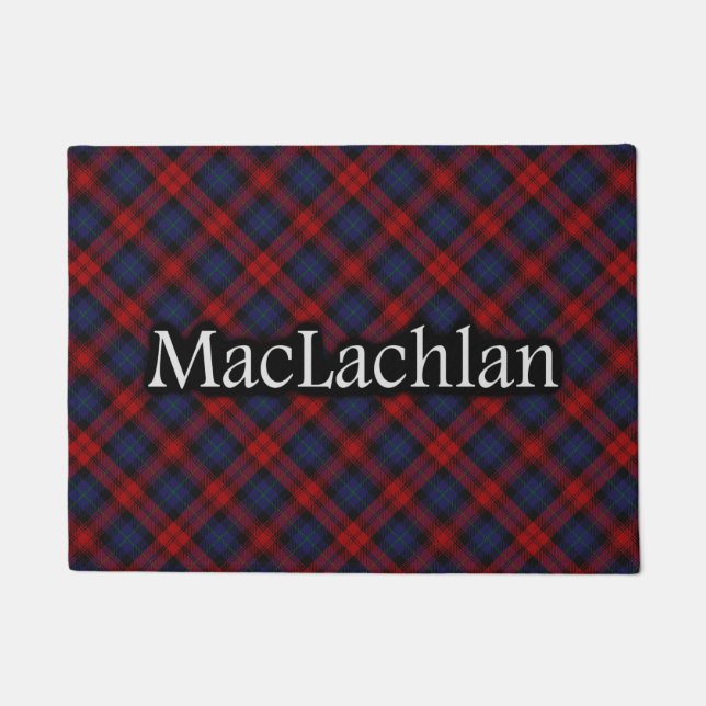 Scottish Clan MacLachlan Tartan Fußmatte (Vorderseite)
