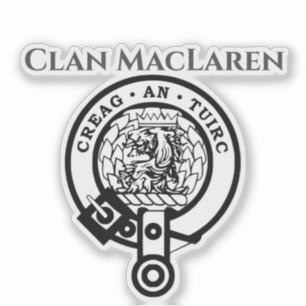 Scottish Clan MacLaren Wappen Abzeichen Sticker