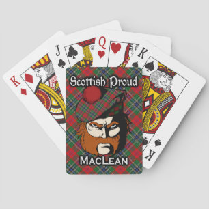 Scottish Clan MacLean Tartan Deck Spielkarten
