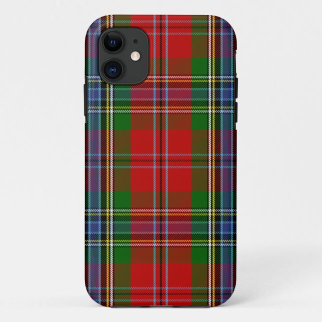 Scottish Clan MacLean von Duart Tartan Kariert Case-Mate iPhone Hülle (Rückseite)