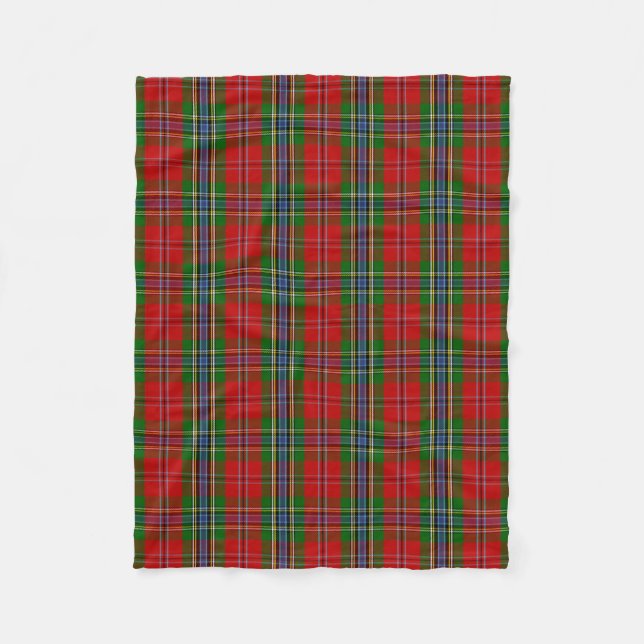 Scottish Clan MacLean von Duart Tartan Kariert Fleecedecke (Vorderseite)