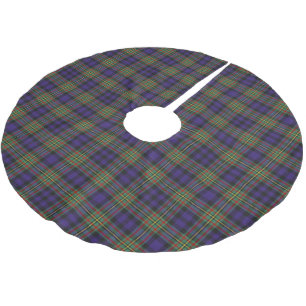 Scottish Clan MacLellan Tartan Polyester Weihnachtsbaumdecke