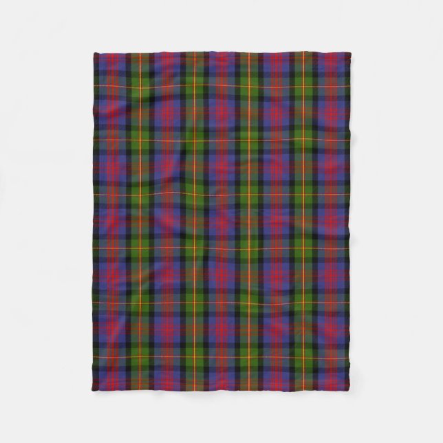 Scottish Clan MacLennan Tartan Kariert Fleecedecke (Vorderseite)